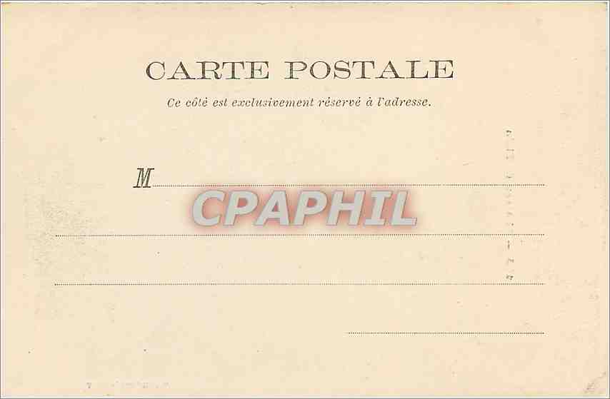 CPA Chateau de Balm — Rückseite