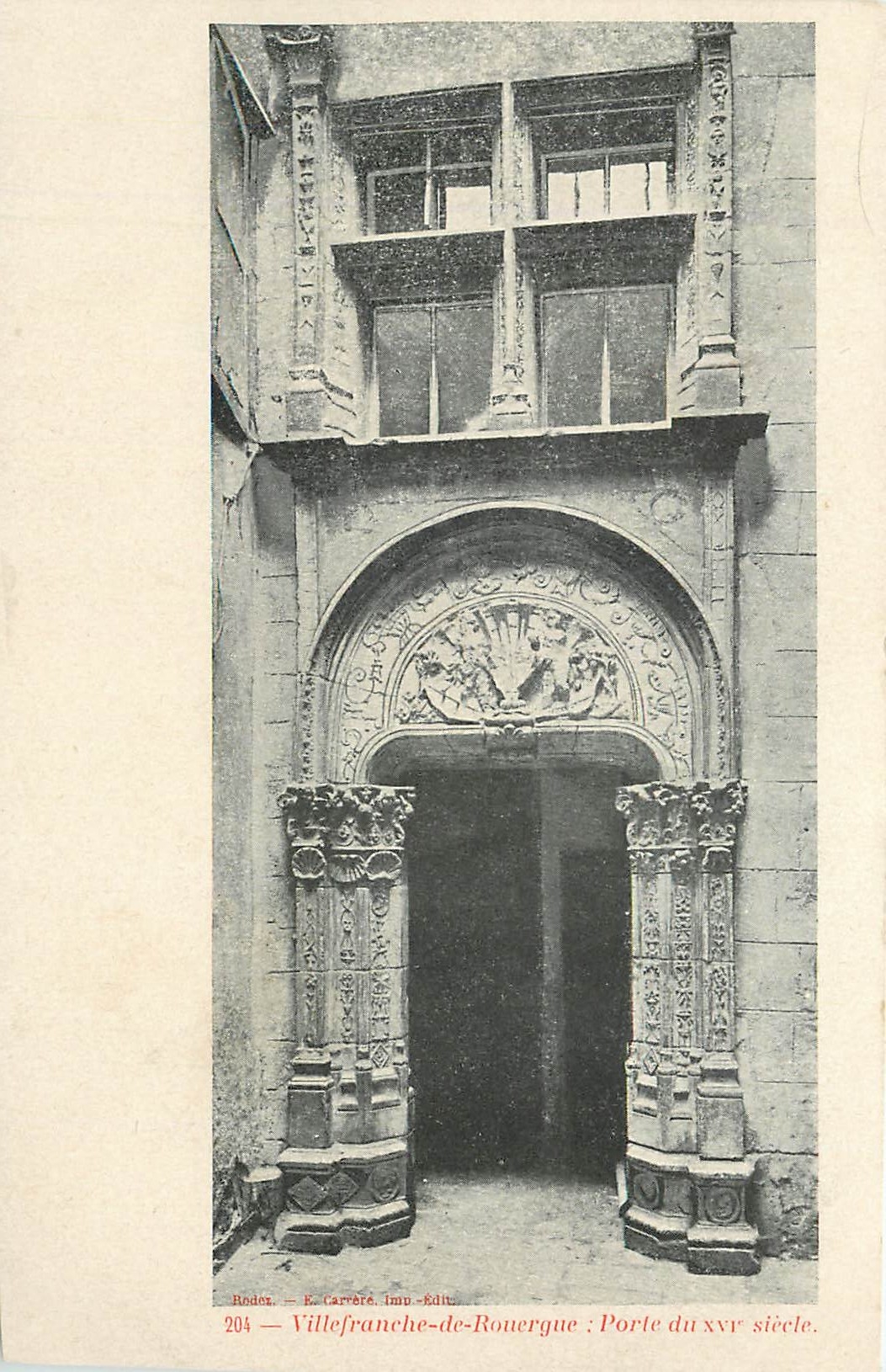 CPA Villefranche de Rouergue:Porte du XVI S