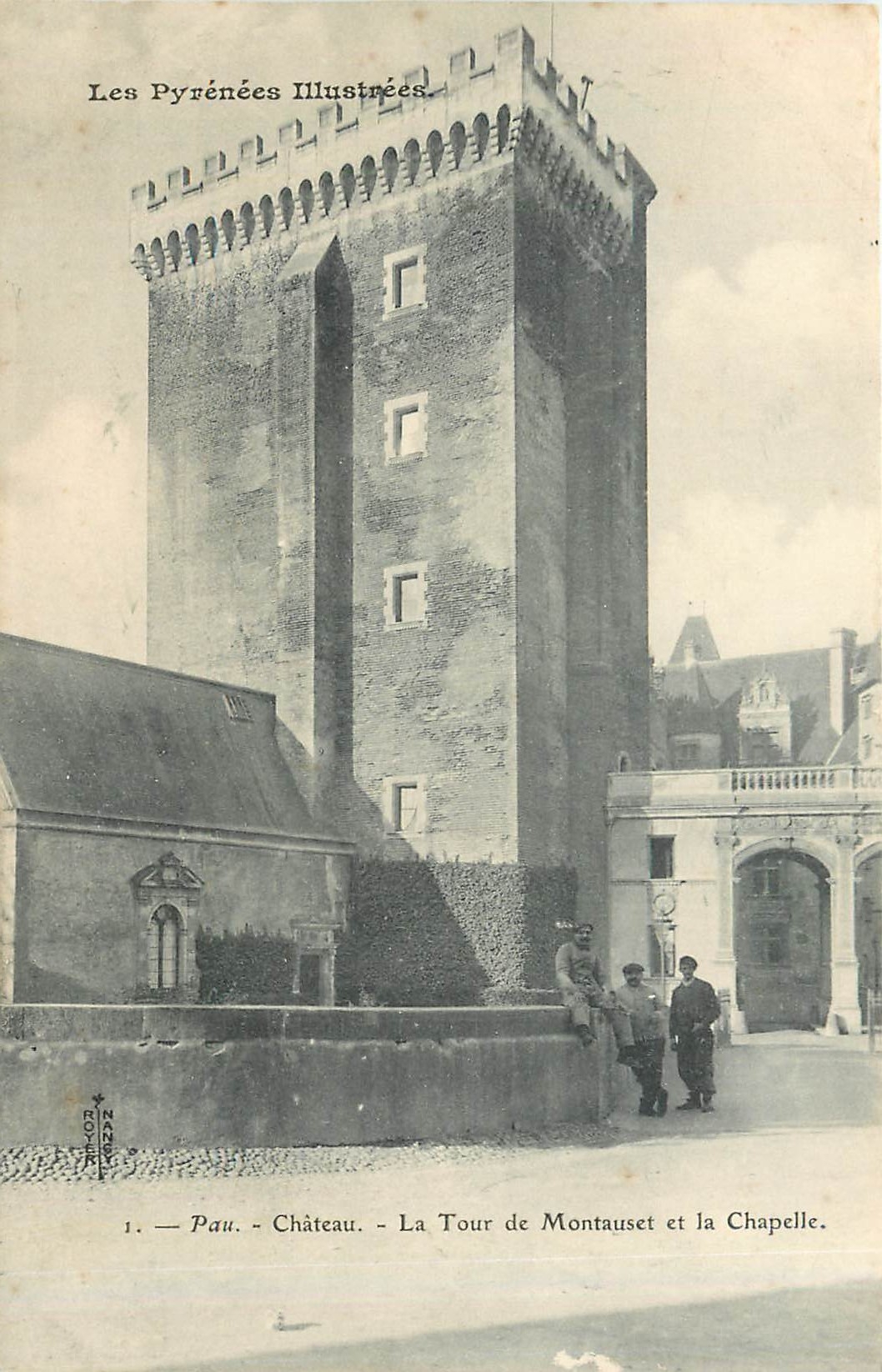 CPA PAU Chateau-La Tour de Montauset et la Chapelle