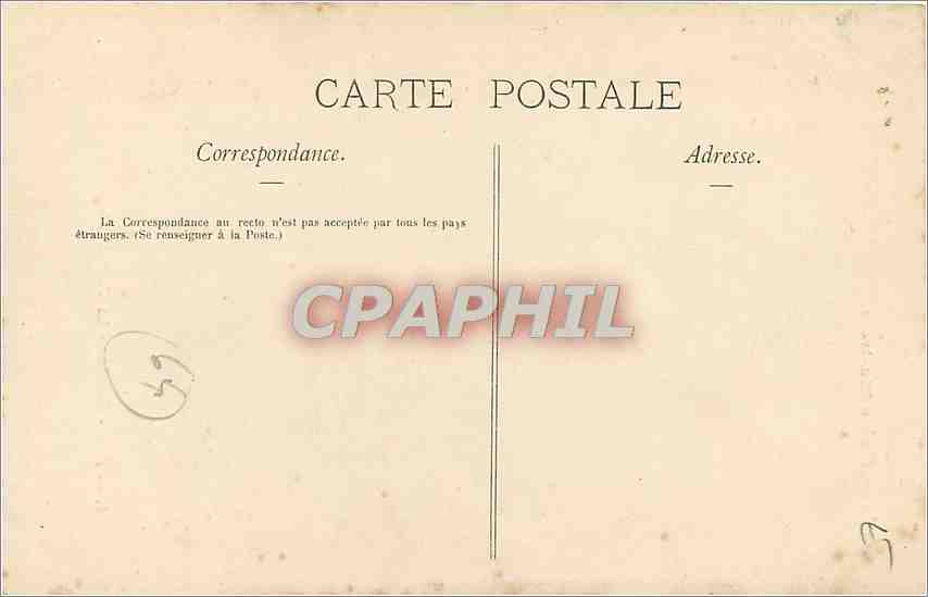 CPA PAU Chateau-La Tour de Montauset et la Chapelle — Verso
