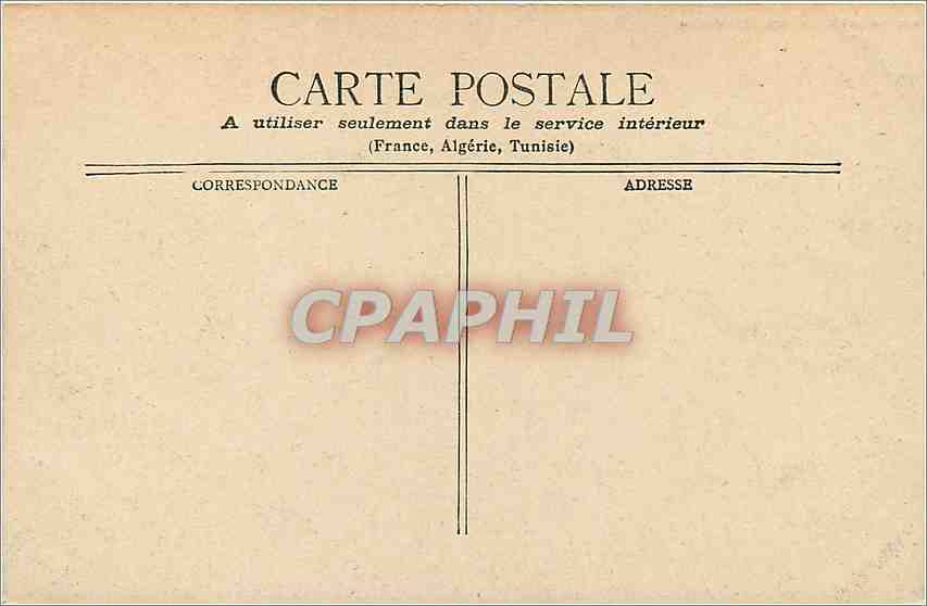 CPA LE CHATEAU DE BRISSAC — Rückseite
