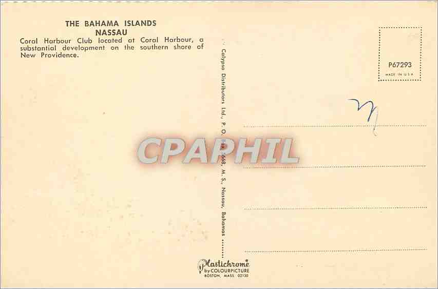 CPA THE BAHAMA ISLAND NASSAU — Back