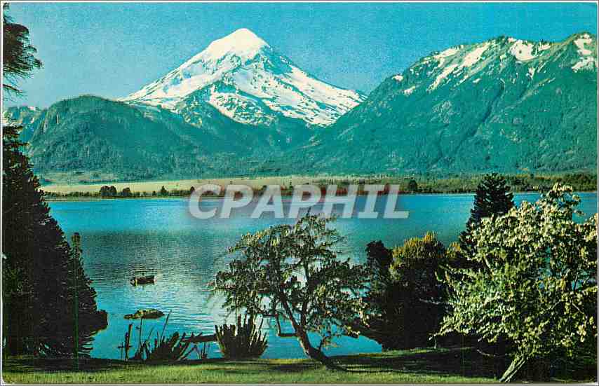 CPA ARGENTINA-CHILE-The lke region near Bariloche