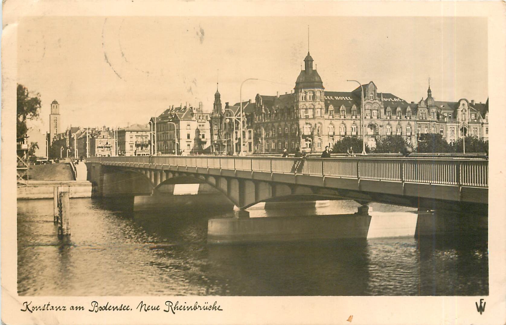 CPA Kontsanz am Bodensee neue Rheinbrushe