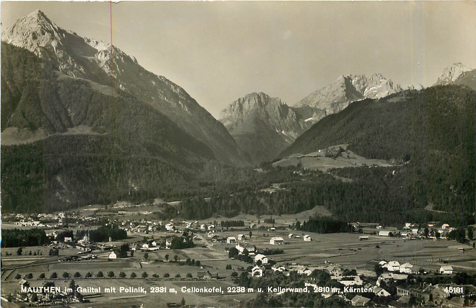 CPA MAUTHEN im Gallal mit Polinlk 2881m