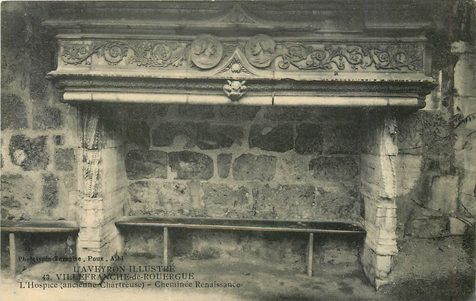 L'Hospice (ancienne Chartreuse) — Cheminée Renaissance — L'AVEYRON ILLUSTRÉ, n°43