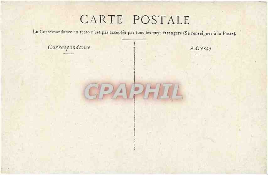 CPA ENVIRONS DE VICHY-CHATEAU DE BUSSET — Verso