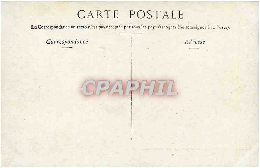 CPA ENVIRONS DE VICHY-CHATEAU DE RANDAN — Verso