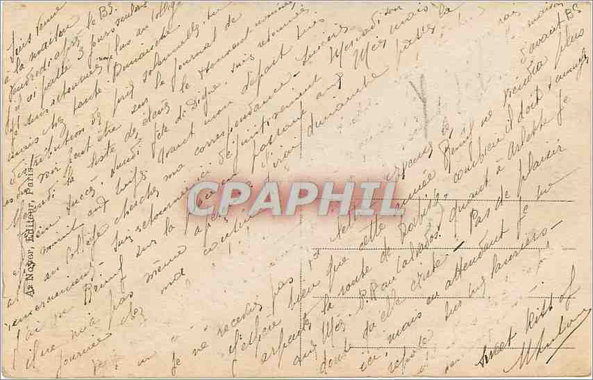 CPA Salon de l'ecole Francaise 1913 EDEVE-BEAUX PECHE A BERCK Bateau — Verso