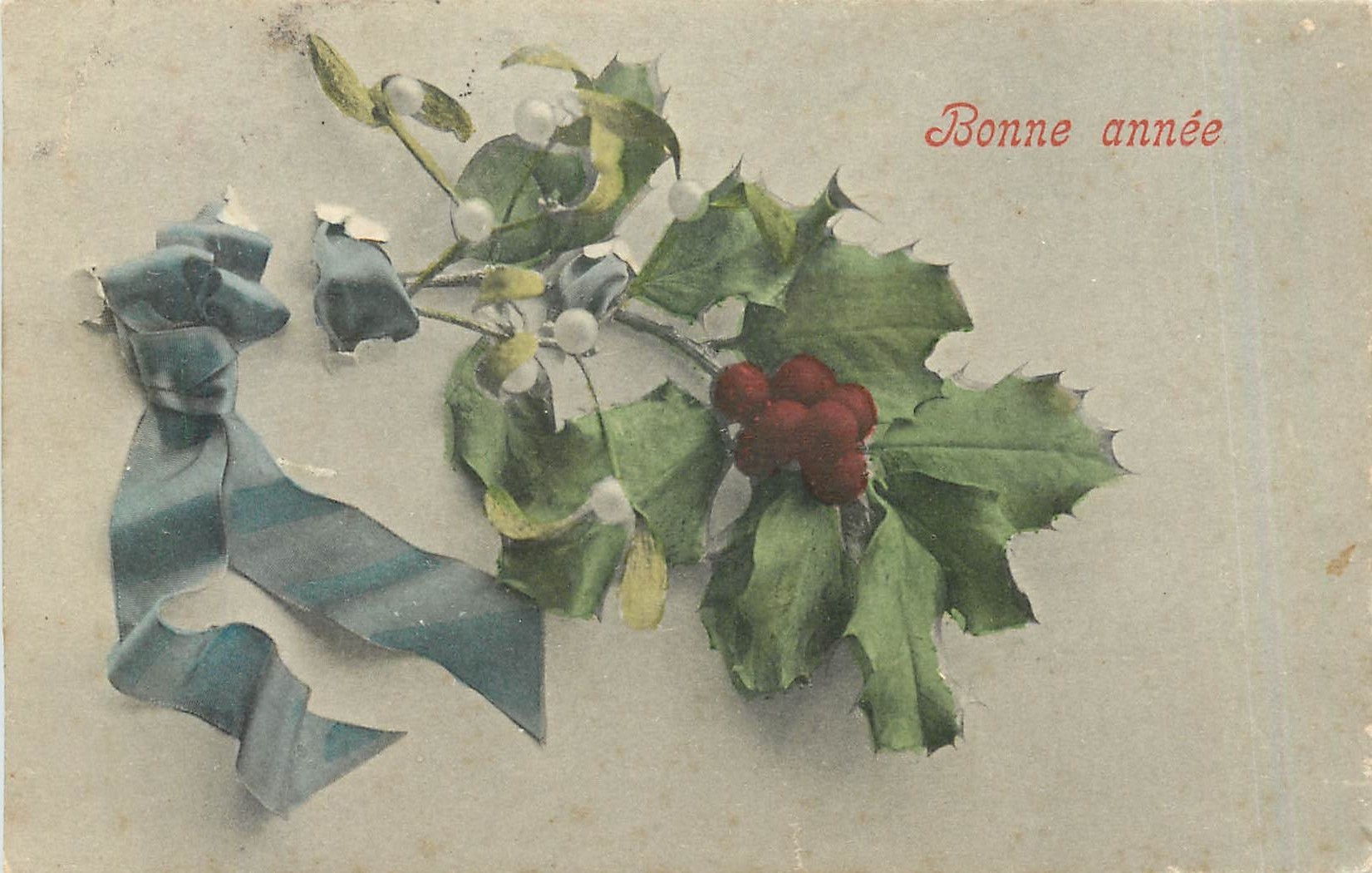 CPA VŒUX Fleurs