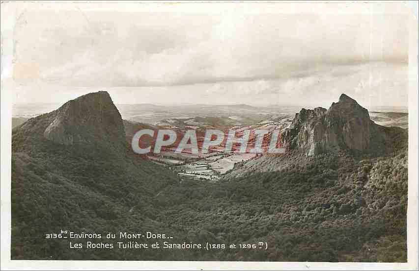 CPA Environs du Mont Dore-Tuiliere et Sanadoire (1288 et1296m)
