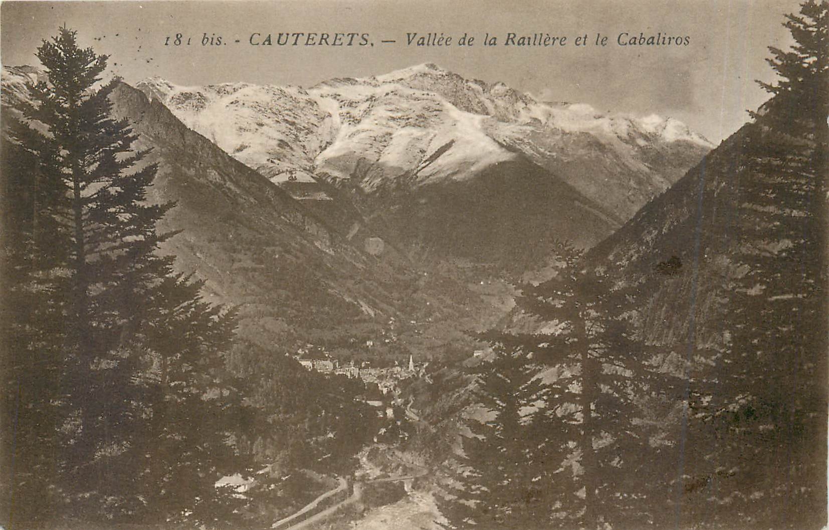 CPA CAUTERETS-Vallee de la Raillere et la Cabaliros