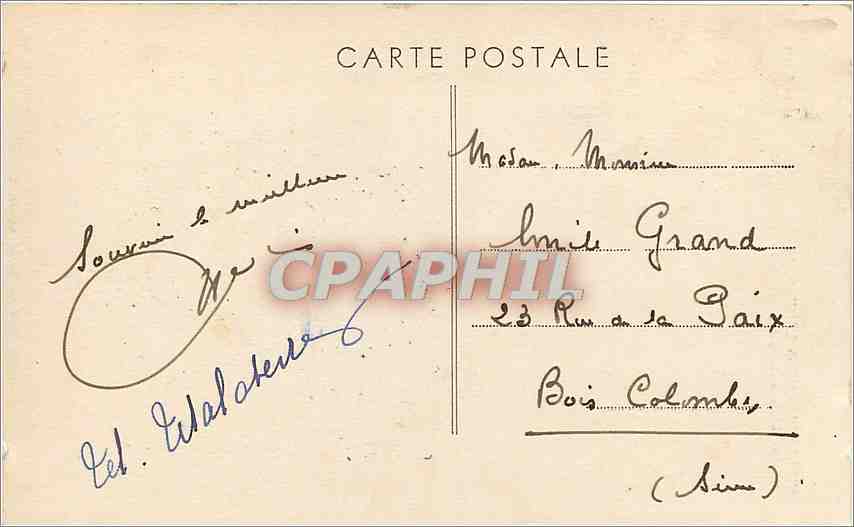CPA Bati par Jeanne  comtesse de toulouse et sonmari Alphonse de Poitiers  frere de Sain Louis. En12 — Verso