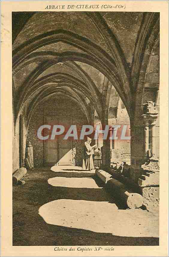 CPA Cloitre des Copistes Xve s-ABBAYE DE CITEAUX(Cote d'Or)