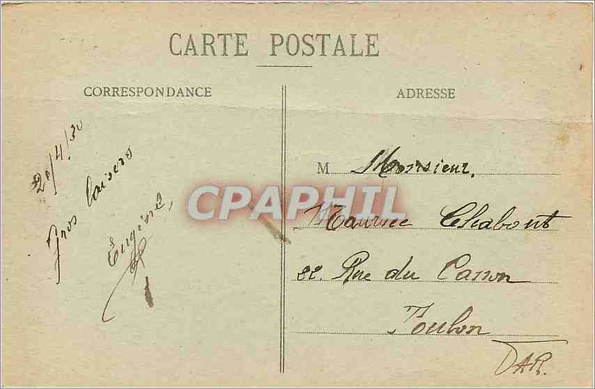 CPA ROANNE-Les Bords de la Loire — Back