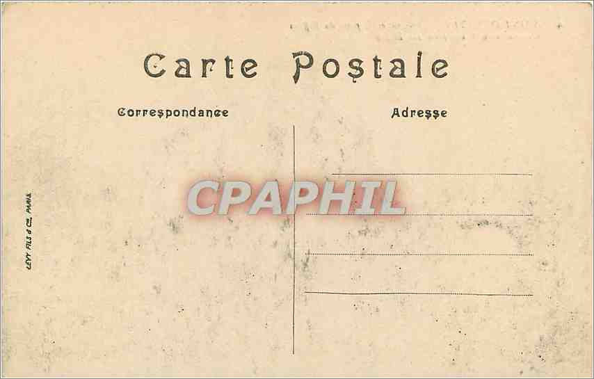 CPA SAINT-QUENTIN-Vue generale prise du Beffroi — Rückseite