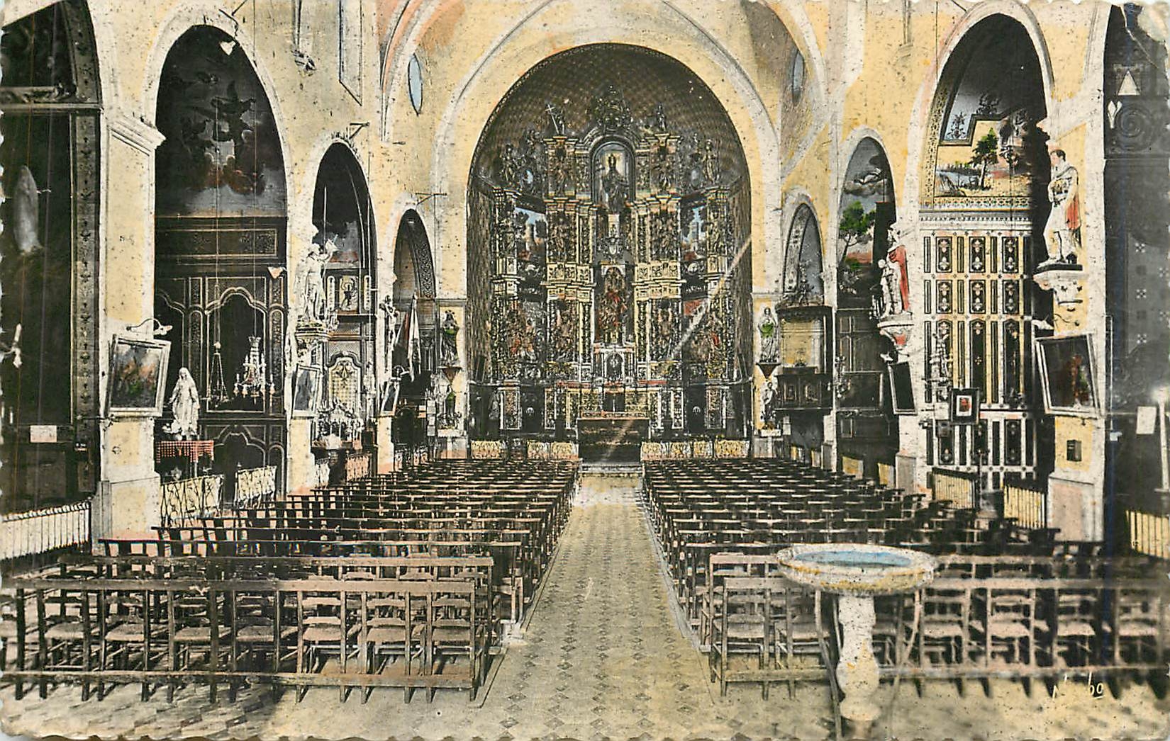 CPA COLLIOURE(P.O)-Interieur de l'Eglise