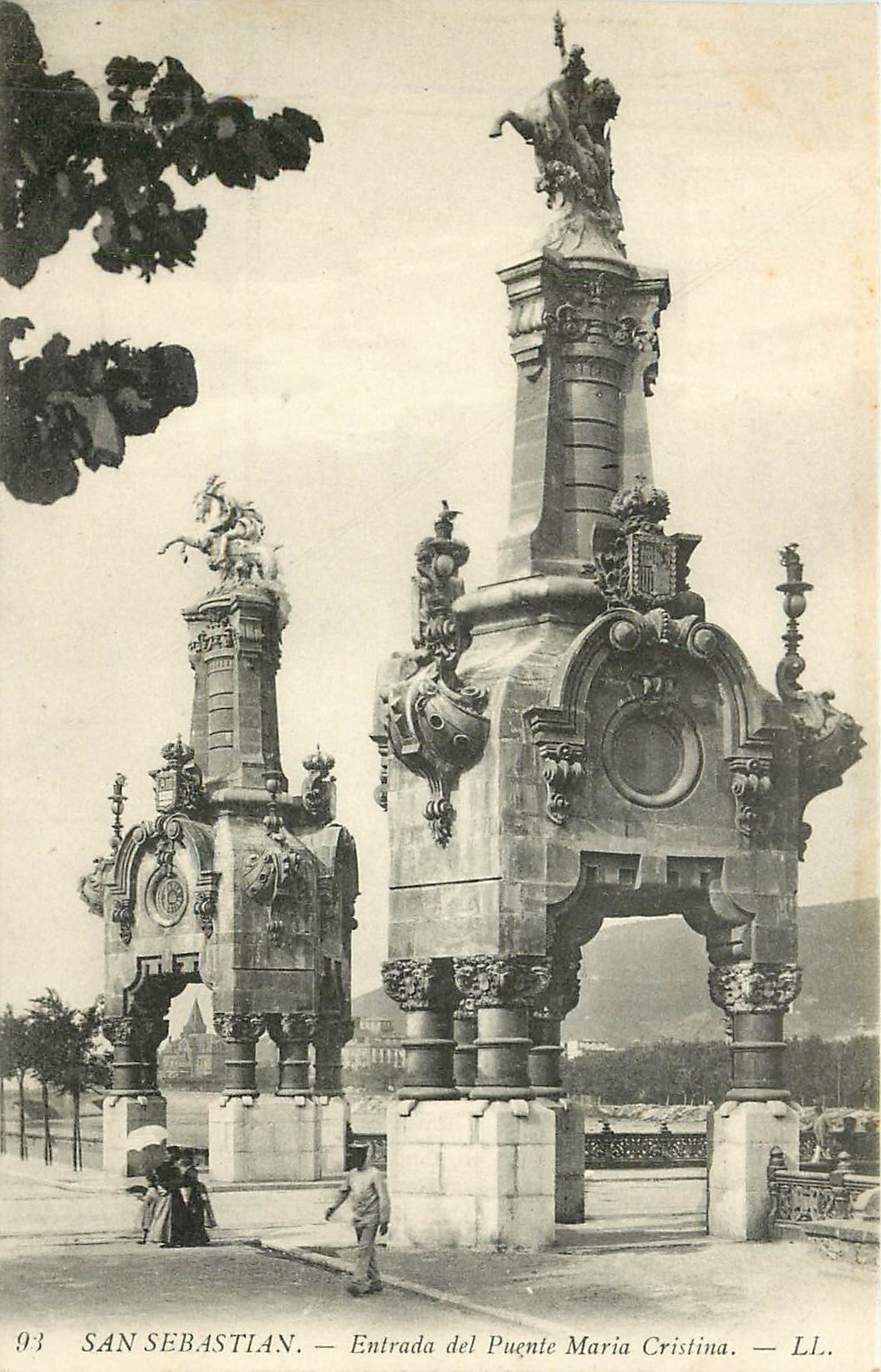 CPA SAN SEBASTIAN-Entrada del Pucute Maria Cristina