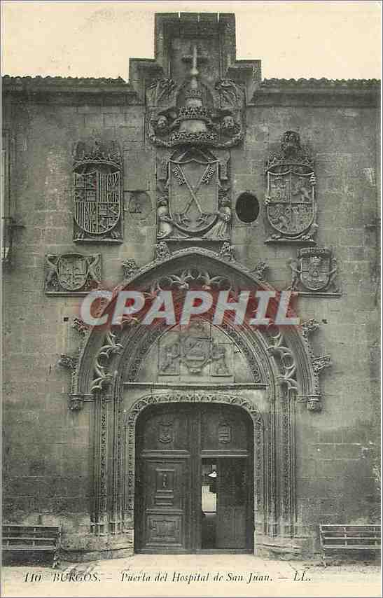CPA BURGOS-Puerta del Hospita de San Juan