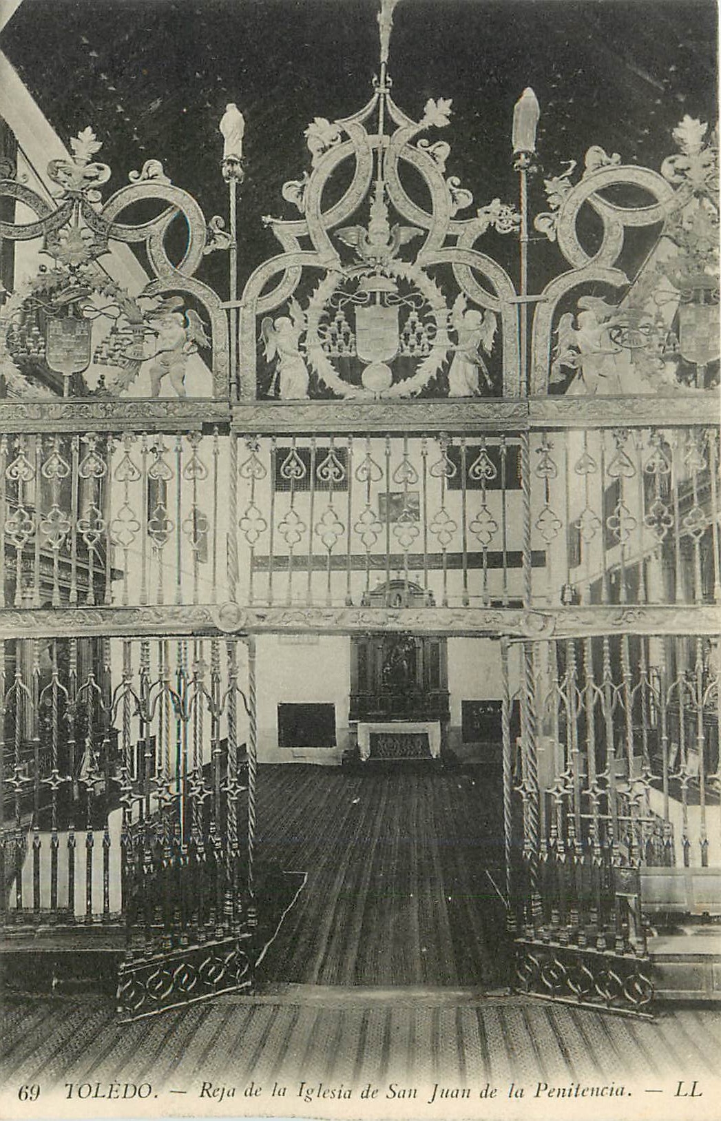 CPA TOLEDO-Reja de la Iglesia de San Juan de la Penitecia