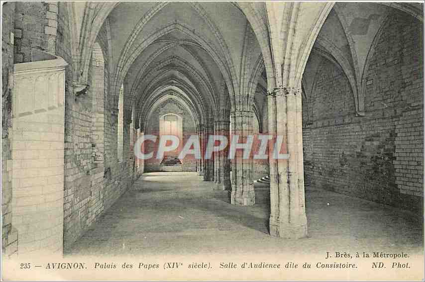 CPA avignon-Le Palais des Papes.Salle d'Audience dite du Consistoire