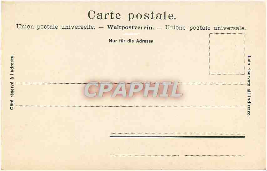 CPA SUISSE-Einsiedein-Hochaltar-Le maitre -Autel — Rückseite