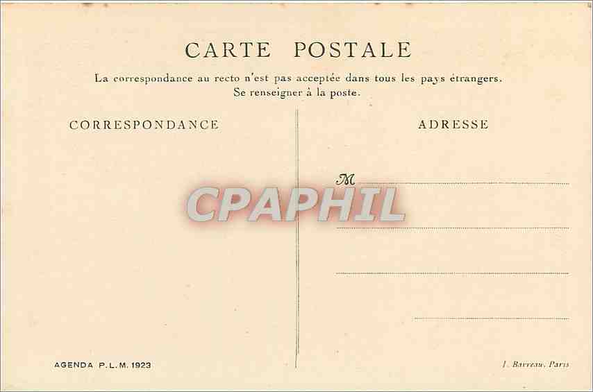 CPA EGLISE DE BROU-TOMBEAUA DE PHLIBERT LE BEAU — Rückseite