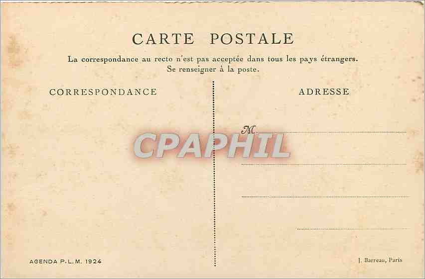 CPA VELAY-LE PUY VUE GENERALE — Rückseite