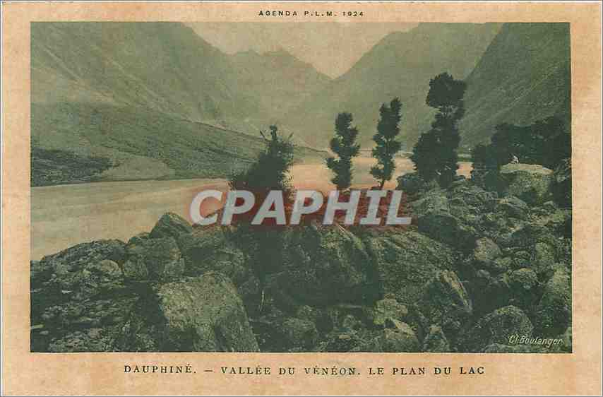 CPA DAUPHINE-VALLEE DU VENEON LE PLAN DU LAC