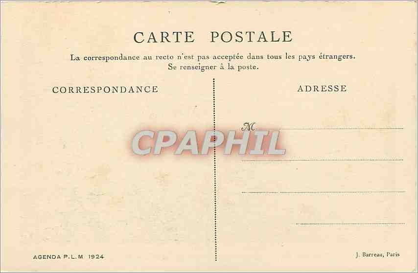 CPA DAUPHINE-VALLOUISE ET LES BOEUFS ROUGES — Rückseite