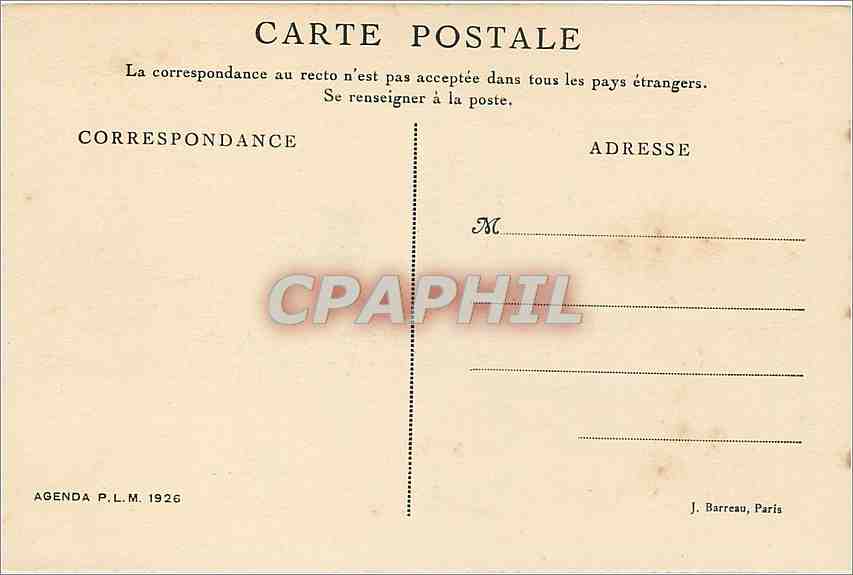 CPA DAUPHINE-ROUTE DU BOURG-D'OISANS-LES GRANDES ROUSSES — Rückseite