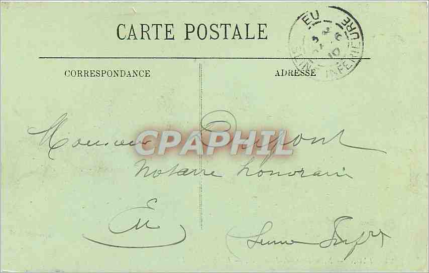 CPA LYON-Notre Dame de Fourviere-L'Abside — Verso