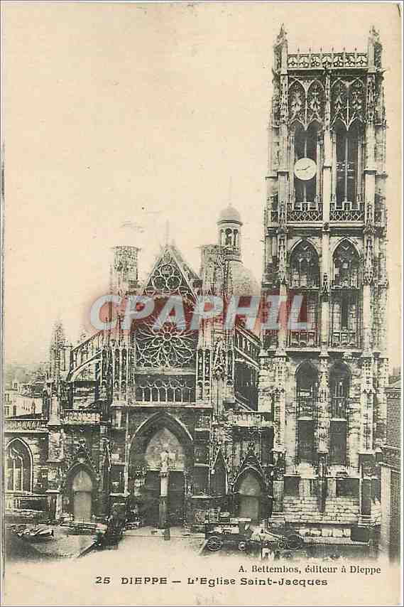 CPA DIEPPE-L'eglise Saint-Jacques