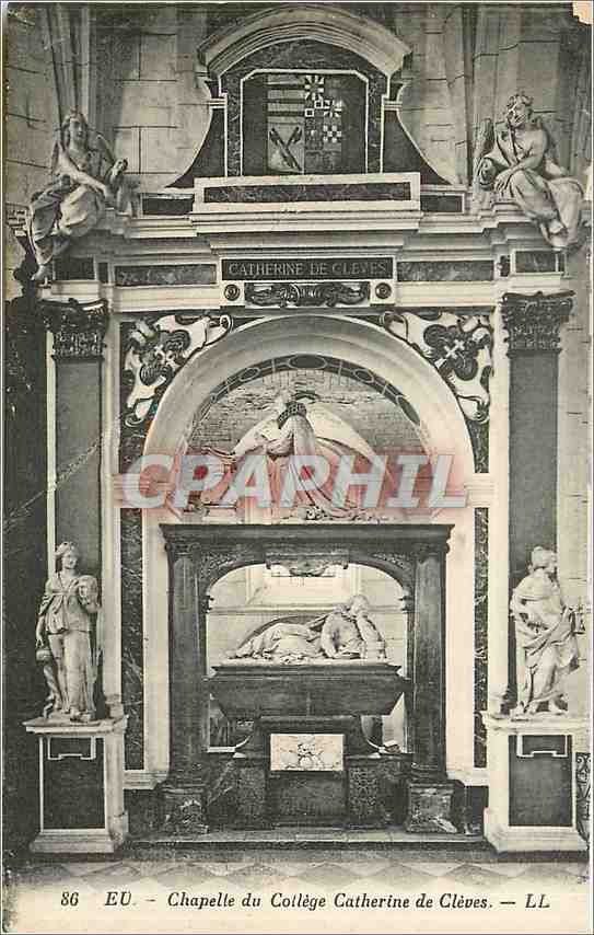 CPA EU- Chappelle du College Catherine de Cleves