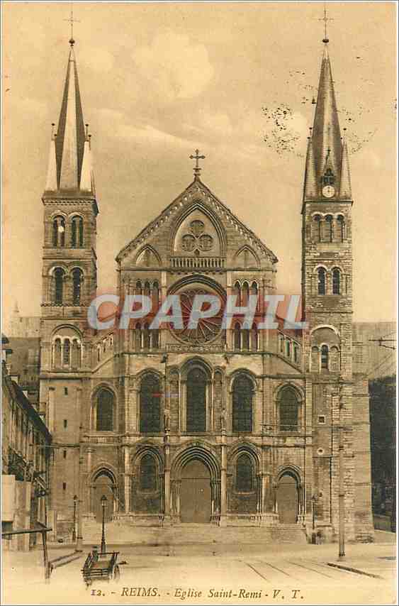 CPA REIMS-Eglise Saint Remi