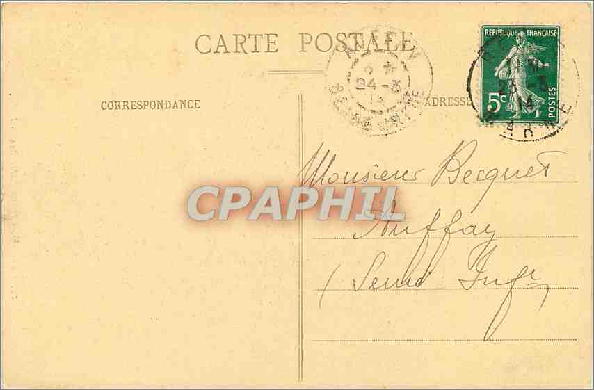 CPA REIMS-Eglise Saint Remi — Verso
