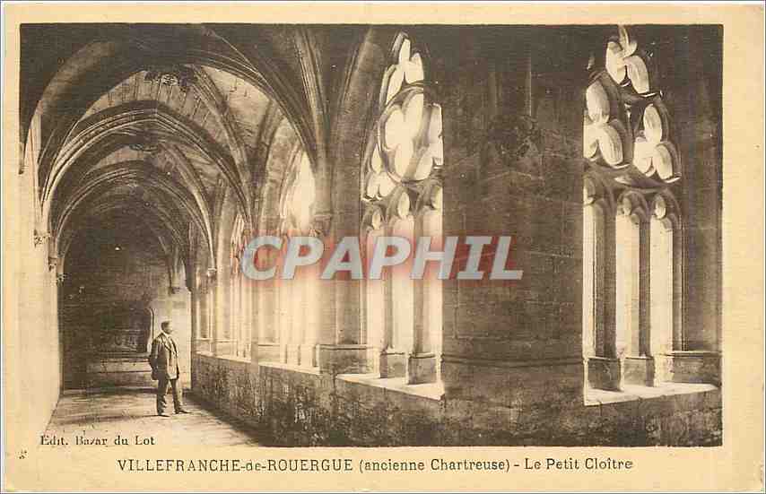 CPA VILLEFRNACE DE ROUERGUE (ancienne Chartreuse)-Le Petit Cloitre