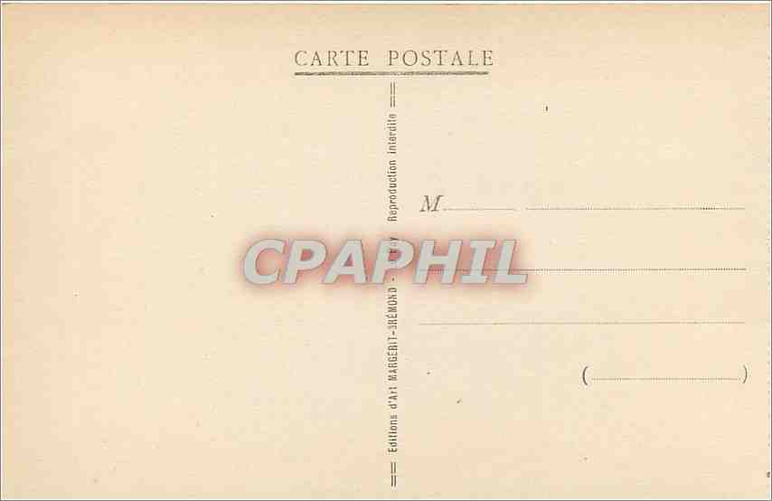 CPA LE PUY L a Plage du Breuil — Rückseite