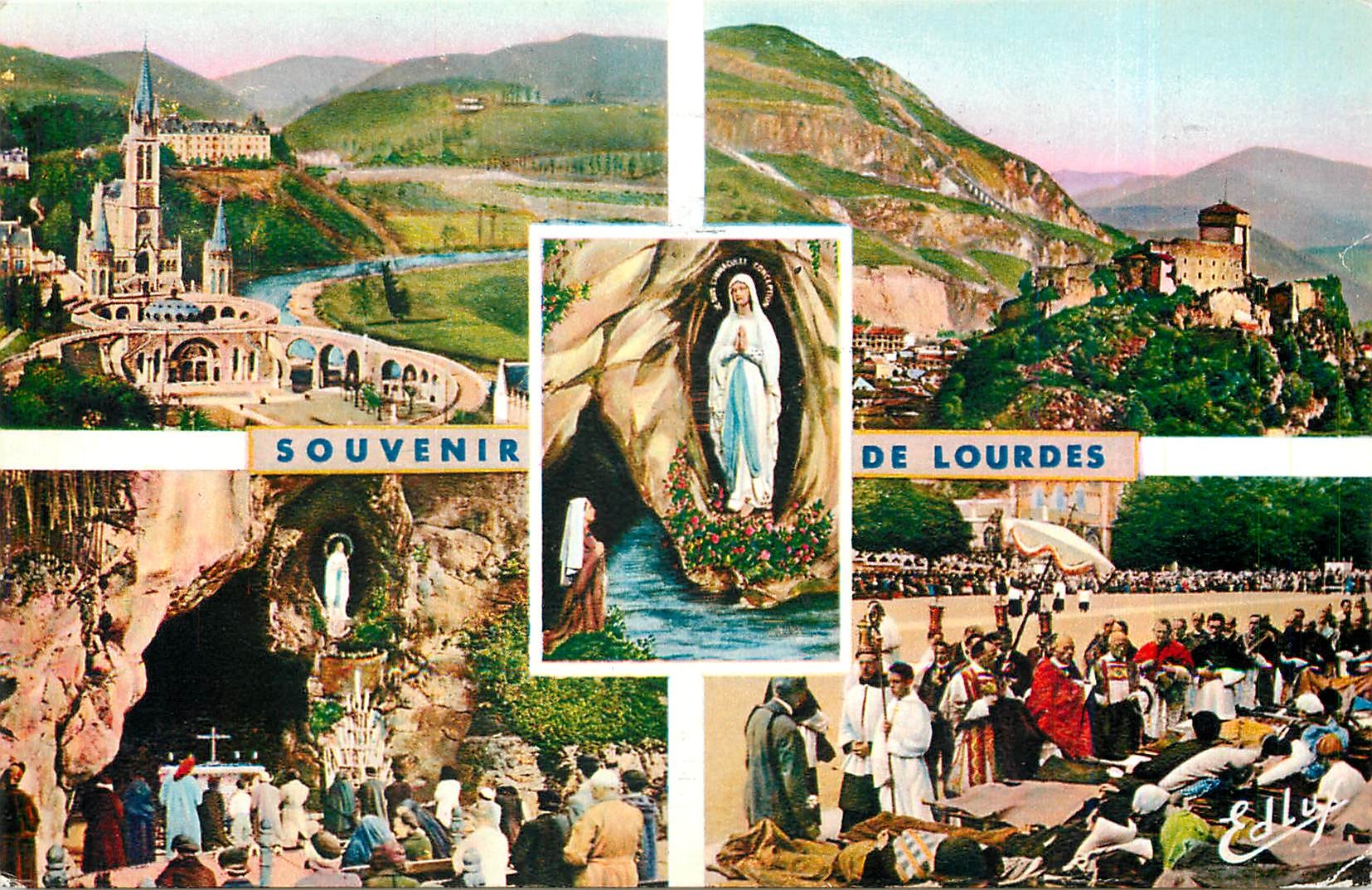 CPM Souvenir de lourdes