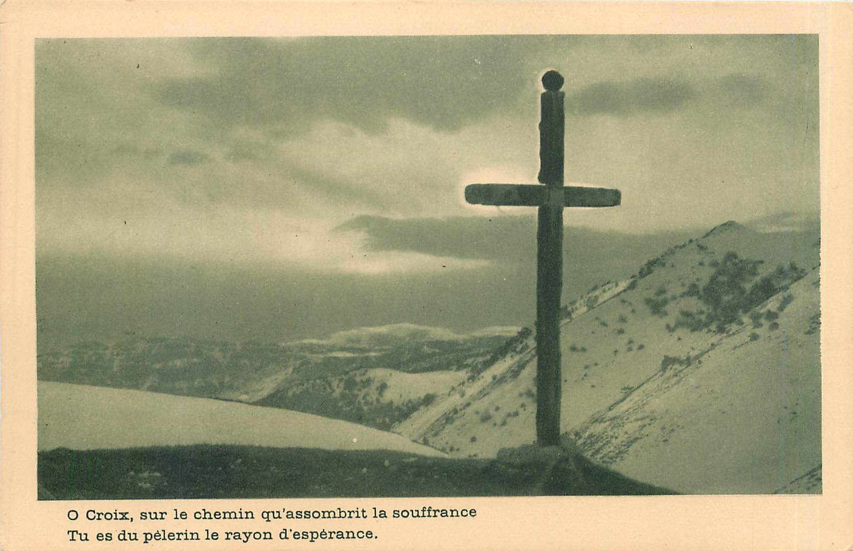CPA Chatillon en ois (Drome-Coucher de soleil au Col de Minuit (1500m)