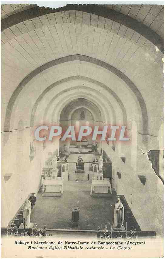 CPA Abbaye Cistercienne de Notre Dame de Bnecombe (Aveyron)-Ancienne Eglise Abbatiale restauree-Le C