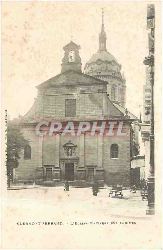 CPA CLERMONT FERRAND-L'EGLISE ST PIERE DES MININES