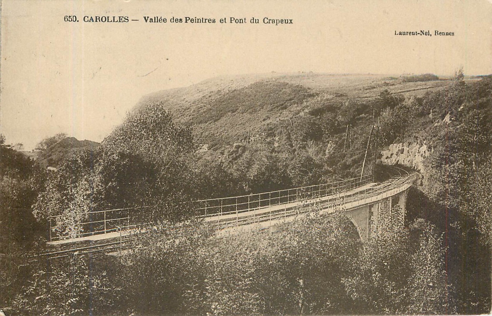 CPA CAROLLES-Vallee des Peintres et pont du Crapaux