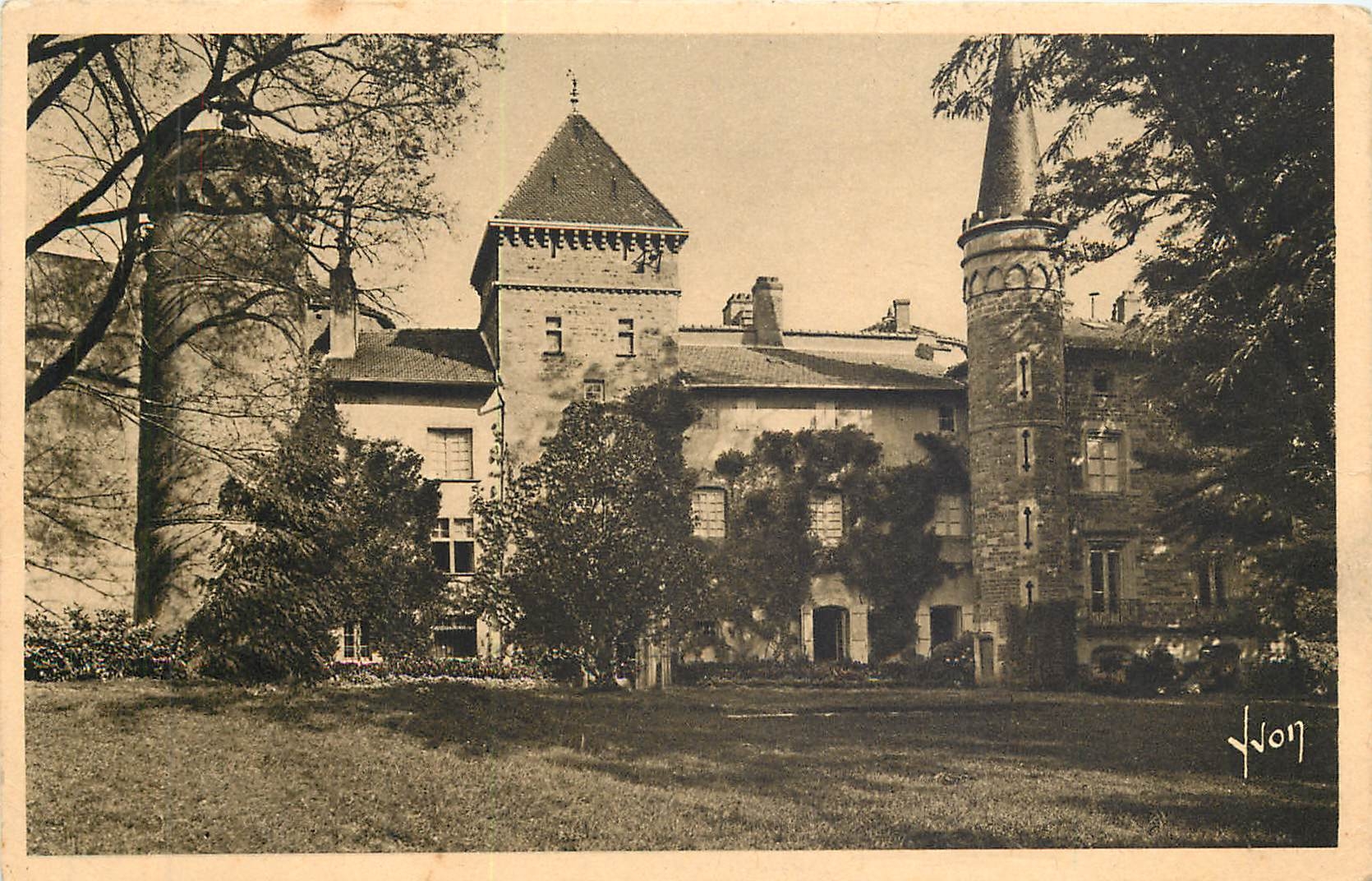 CPA SAINT-POINT(S et L)-Le Chateau sejour de presilection de Lamartine