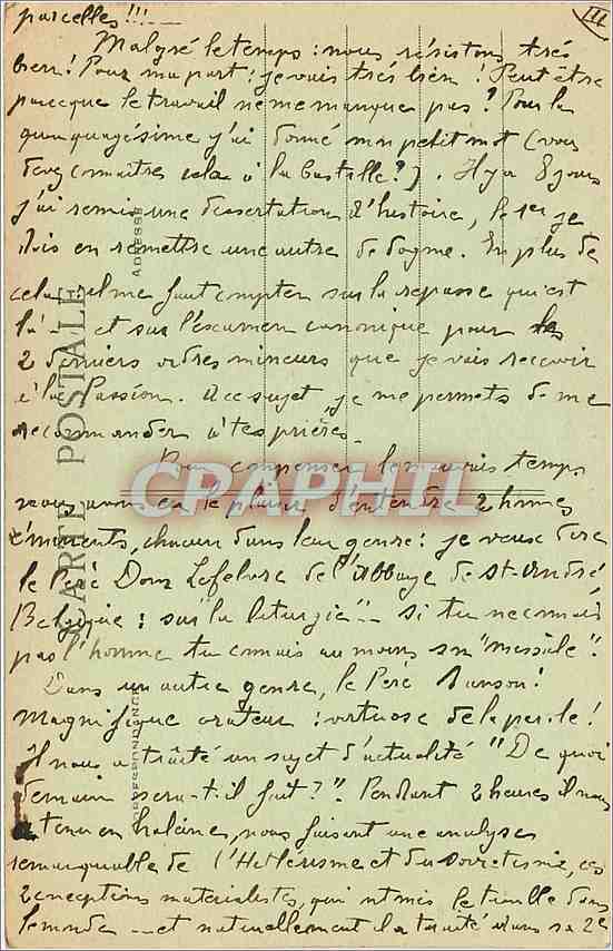 CPA ABBAYE CISTERCIENNE DE NOTRE DAME DE BONNECOMBE(AVEYRON)-Hotellerie-Le Refectoire — Rückseite