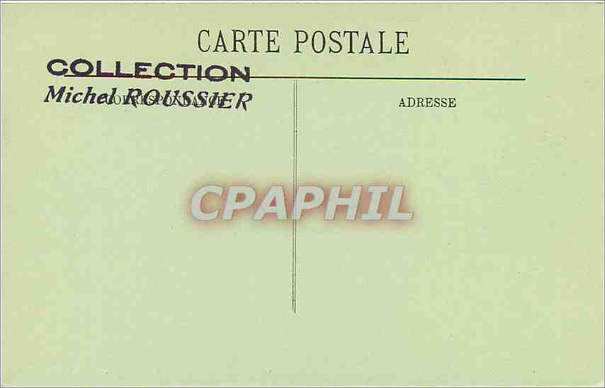 CPA belfort-Le Chateau et le Lion — Rückseite