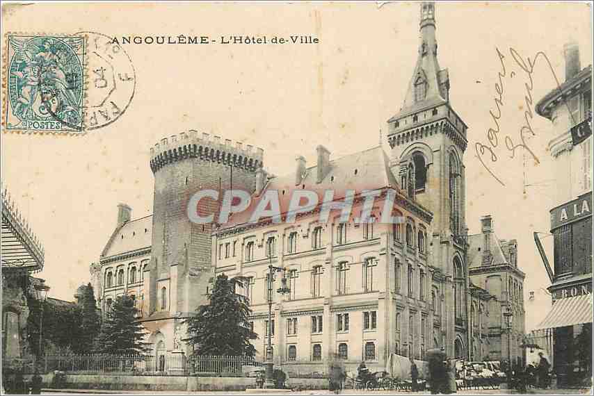 CPA ANGOULEME-L'Hotel de ville