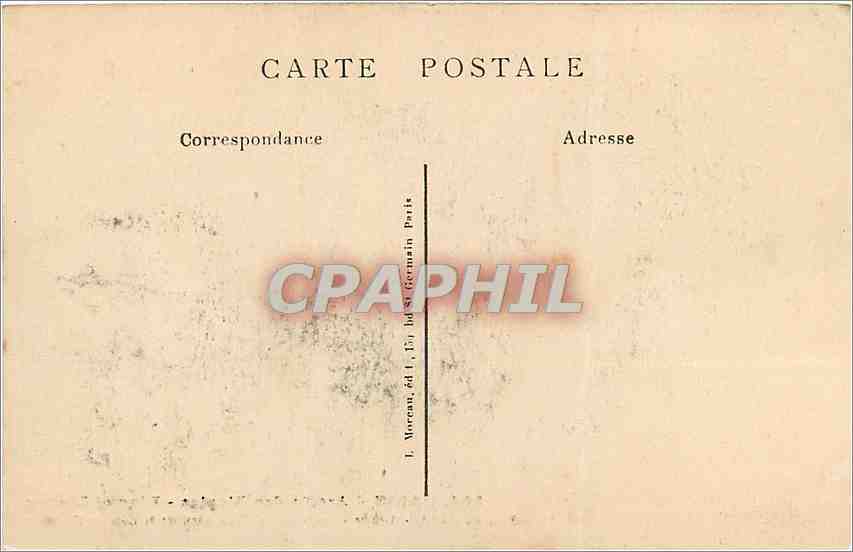 CPA PARIS-Jardin des Plantes -lion et Lionne — Verso