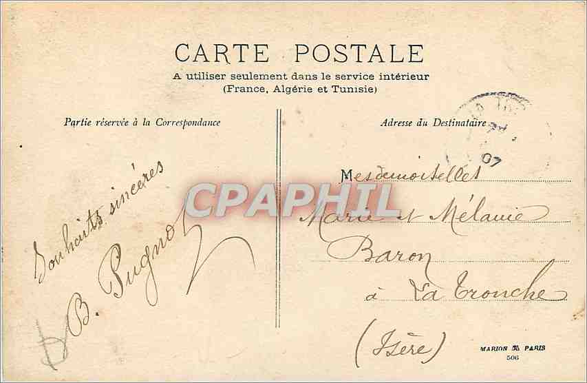 CPA Cheval — Back