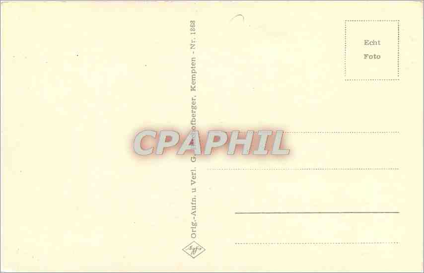 CPA ANIMAUX Vache — Rückseite